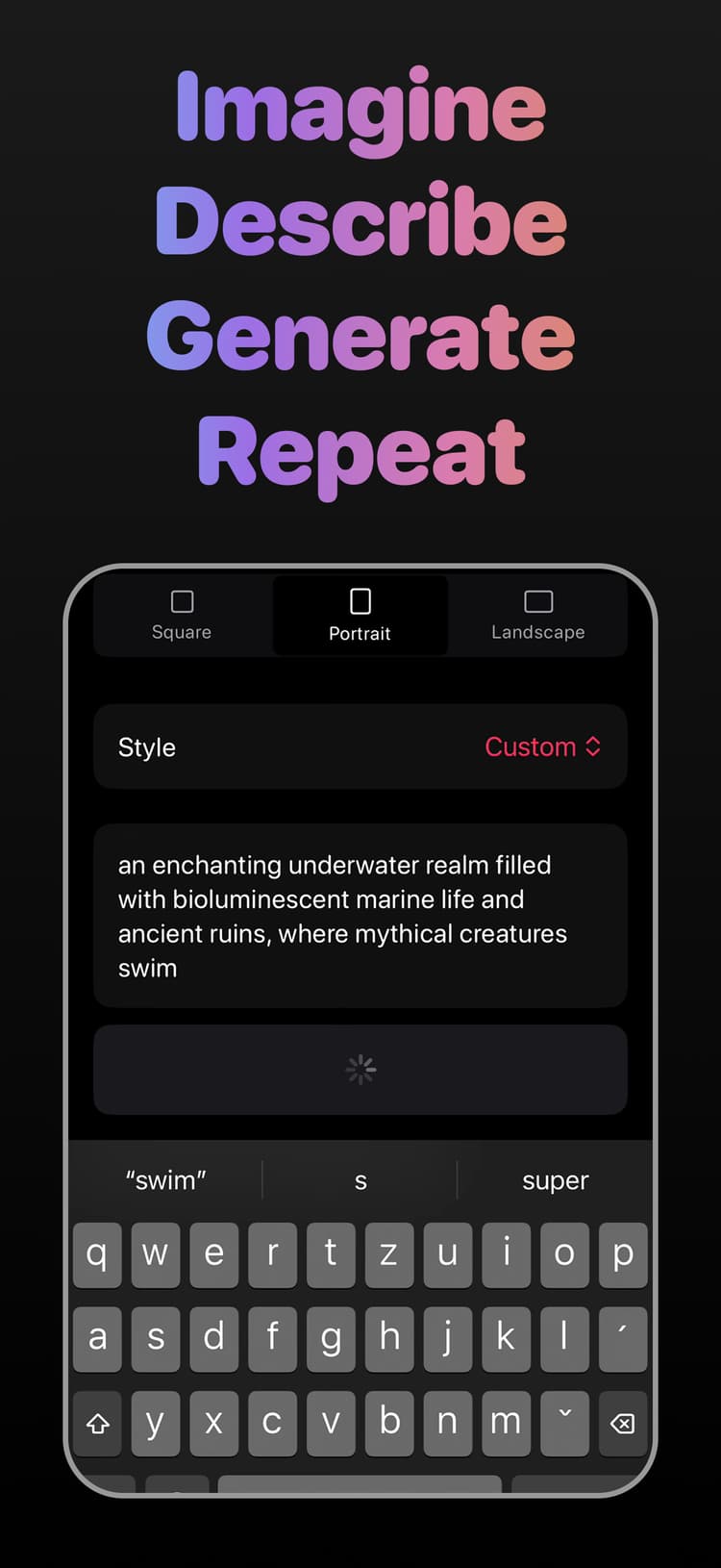 Imaginarium – AI Images screenshot 4