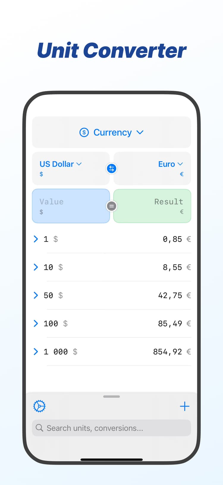 UnitKit – Unit Converter screenshot 1